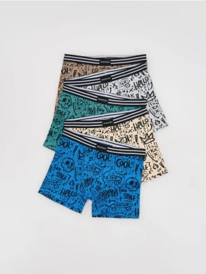 Reserved - Bawełniane bokserki 5 pack - niebieski