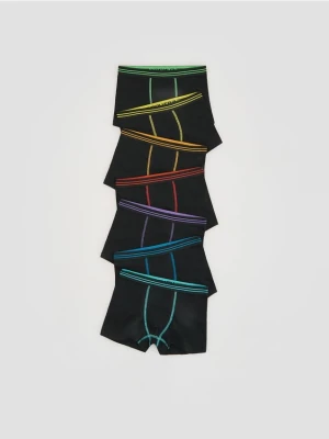 Reserved - Bawełniane bokserki 7 pack - czarny