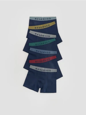 Reserved - Bawełniane bokserki 7 pack - granatowy