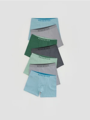 Reserved - Bawełniane bokserki 7 pack - jasnoniebieski