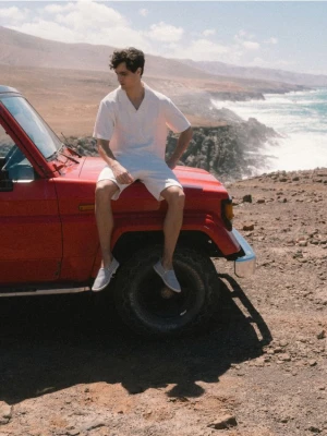 Reserved - Bawełniane espadryle - granatowy