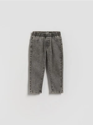 Reserved - Bawełniane jegginsy - jasnoszary