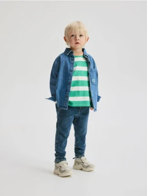 Reserved - Bawełniane jegginsy - niebieski