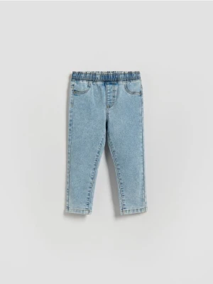 Reserved - Bawełniane jegginsy - niebieski