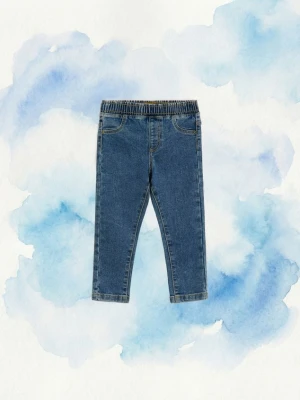 Reserved - Bawełniane jegginsy - niebieski