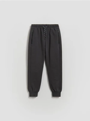 Reserved - Bawełniane joggery - ciemnoszary
