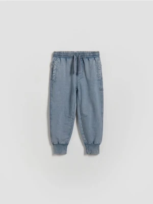 Reserved - Bawełniane joggery - granatowy
