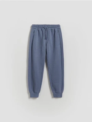 Reserved - Bawełniane joggery - niebieski
