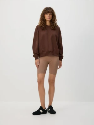 Reserved - Bawełniane kolarki - bordowy