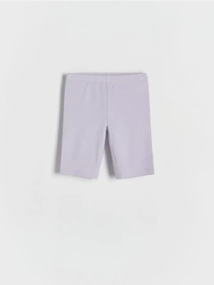 Reserved - Bawełniane kolarki - lawendowy