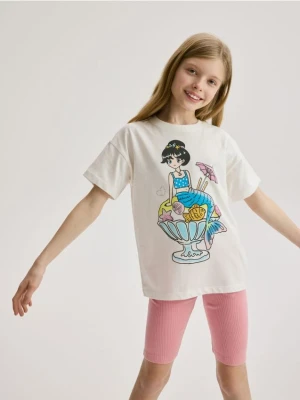 Reserved - Bawełniane kolarki - różowy