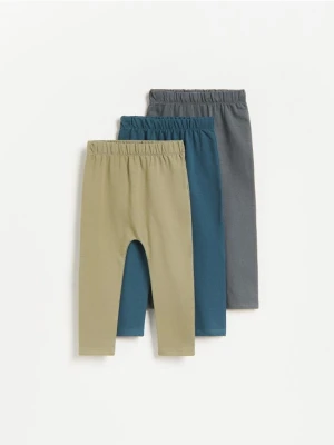 Reserved - Bawełniane legginsy 3 pack - ciemnoszary