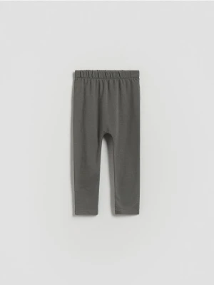 Reserved - Bawełniane legginsy - ciemnoszary