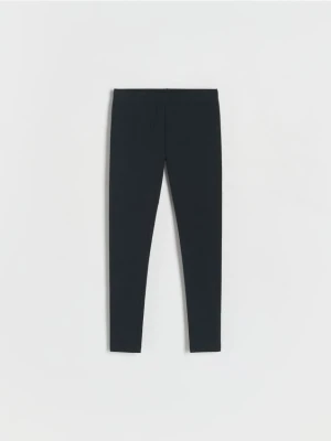 Reserved - Bawełniane legginsy - czarny