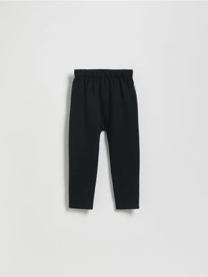 Reserved - Bawełniane legginsy - czarny