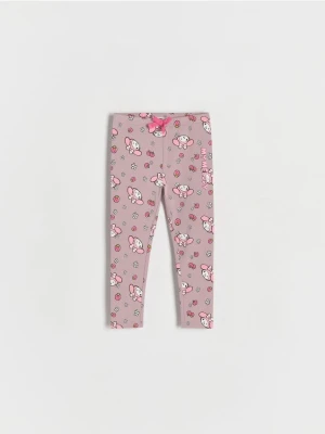 Reserved - Bawełniane legginsy My Melody - fioletowy