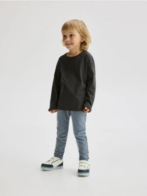 Reserved - Bawełniane legginsy - niebieski