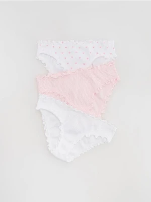 Reserved - Bawełniane majtki 3 pack - biały