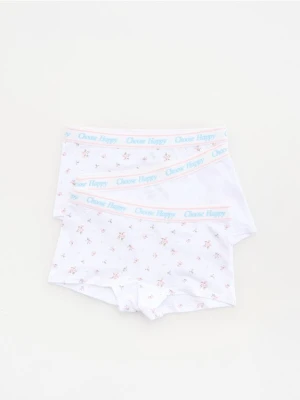 Reserved - Bawełniane majtki 3-pack - biały