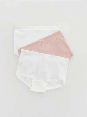 Reserved - Bawełniane majtki 3 pack - wielobarwny