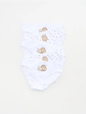 Reserved - Bawełniane majtki 5-pack Pusheen - biały