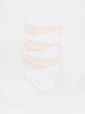 Reserved - Bawełniane majtki 7-pack - biały