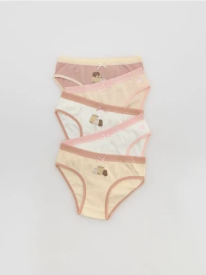 Reserved - Bawełniane majtki Pusheen 5 pack - złamana biel