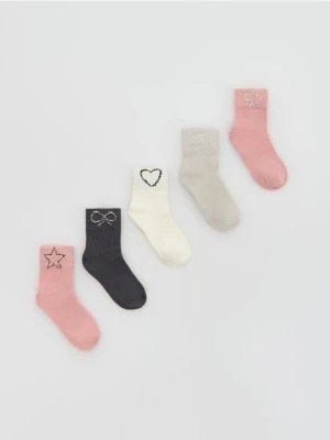 Reserved - Bawełniane skarpetki 5 pack - wielobarwny