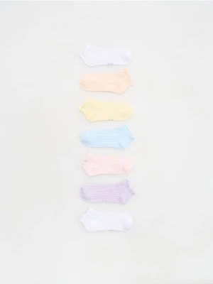 Zdjęcie produktu Reserved - Bawełniane skarpetki 7 pack - wielobarwny