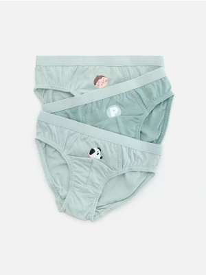 Reserved - Bawełniane slipy Pucio 3 pack - miętowy