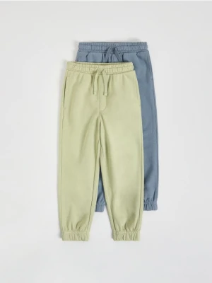 Reserved - Bawełniane spodnie 2 pack - niebieski