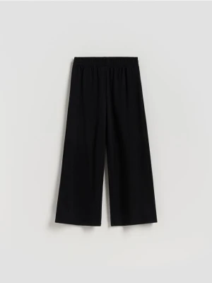 Reserved - Bawełniane spodnie - czarny