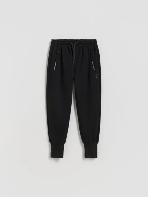 Reserved - Bawełniane spodnie - czarny