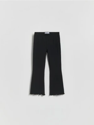 Reserved - Bawełniane spodnie - czarny