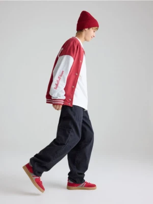 Reserved - Bawełniane spodnie - czarny