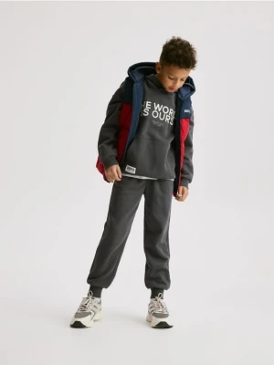 Zdjęcie produktu Reserved - Bawełniane spodnie jogger - ciemnoszary