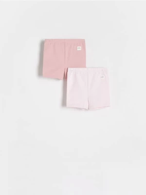 Reserved - Bawełniane szorty 2 pack - pastelowy róż