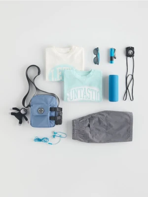 Reserved - Bawełniane szorty - ciemnoszary