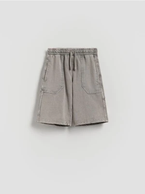Zdjęcie produktu Reserved - Bawełniane szorty - jasnoszary