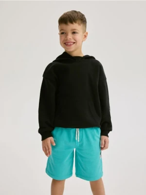 Reserved - Bawełniane szorty - miętowy