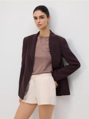 Reserved - Bawełniane szorty - pastelowy róż