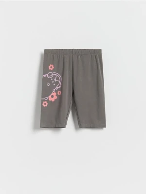 Reserved - Bawełniane szorty Pusheen - ciemnoszary