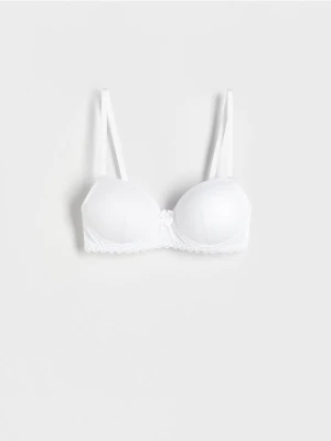 Zdjęcie produktu Reserved - Bawełniany biustonosz - biały