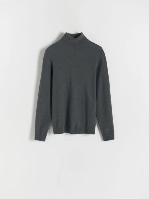 Reserved - Bawełniany golf - ciemnoszary