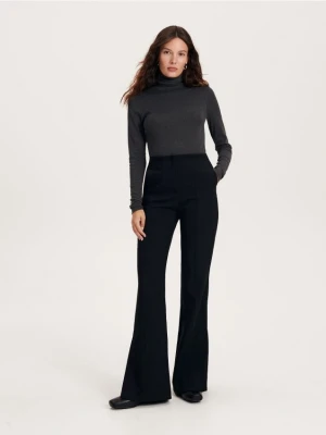 Reserved - Bawełniany golf - ciemnoszary