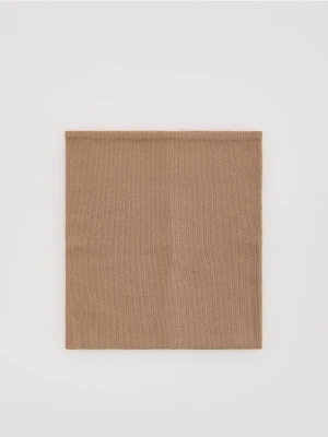 Reserved - Bawełniany komin - brązowy