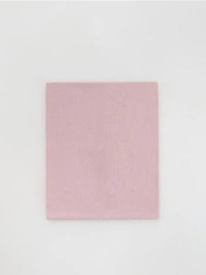 Reserved - Bawełniany komin - brudny róż