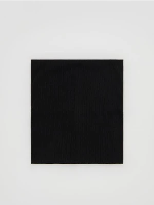 Reserved - Bawełniany komin - czarny