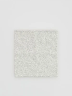 Reserved - Bawełniany komin - jasnoszary