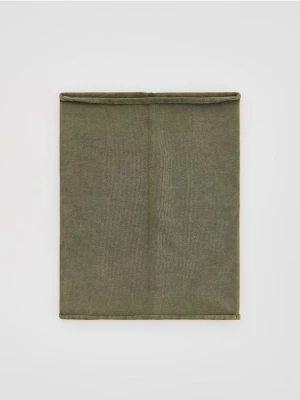 Reserved - Bawełniany komin - oliwkowy